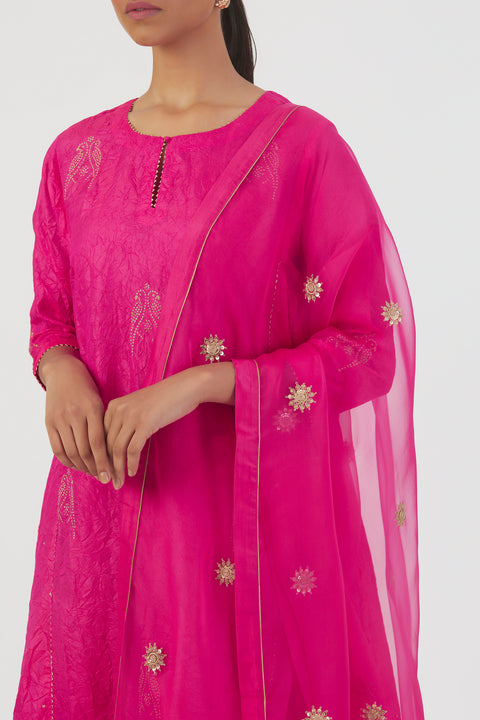 Sitara Dupatta-Fuschia