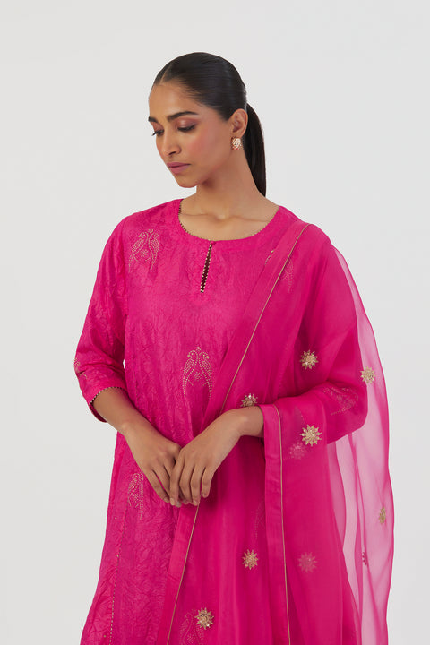 Sitara Dupatta-Fuschia