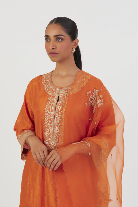 Zira Dupatta-Orange