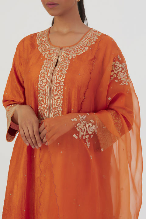 Zira Dupatta-Orange