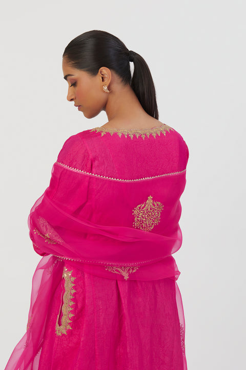 Deepa Dupatta-Fuschia