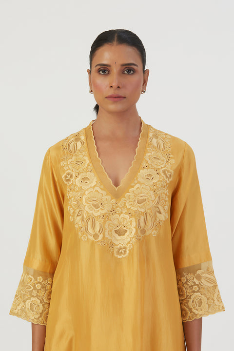Isha Kurta and Sharara-Yellow