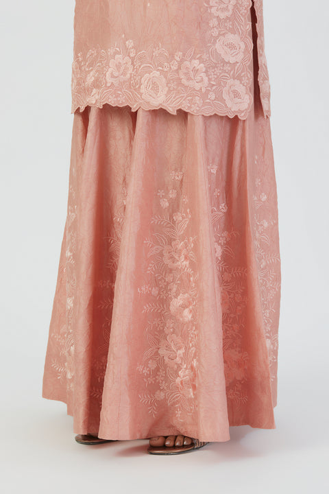 Mira Kurta and Sharara-Salmon Pink