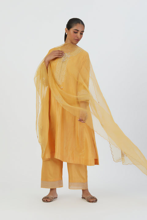 Zira Dupatta-Yellow
