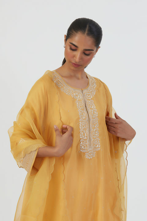 Zira Dupatta-Yellow