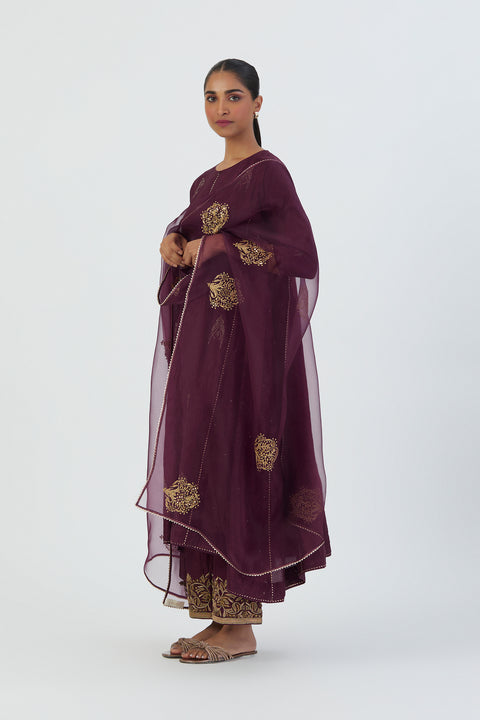 Deepa Dupatta-Wine