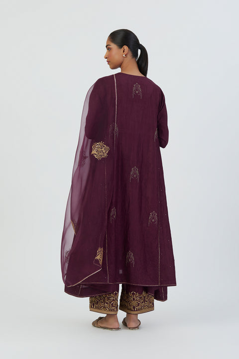 Deepa Dupatta-Wine