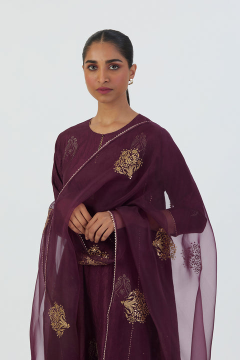 Deepa Dupatta-Wine
