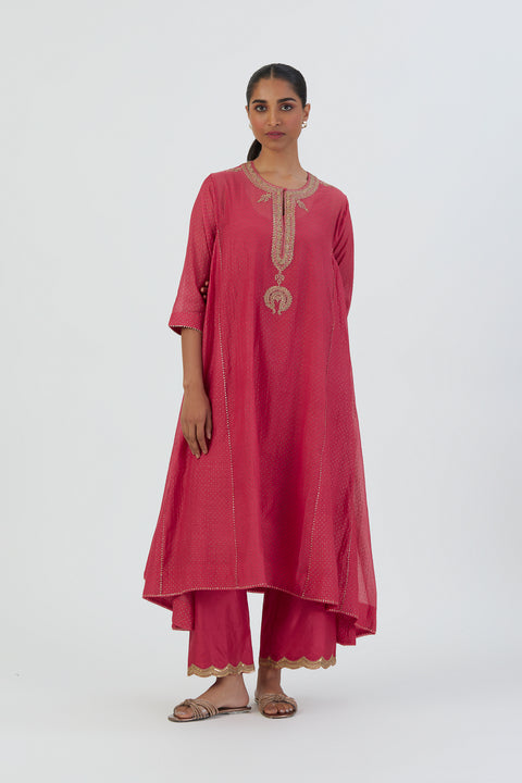 Jaya Kurta and Pant -Coral