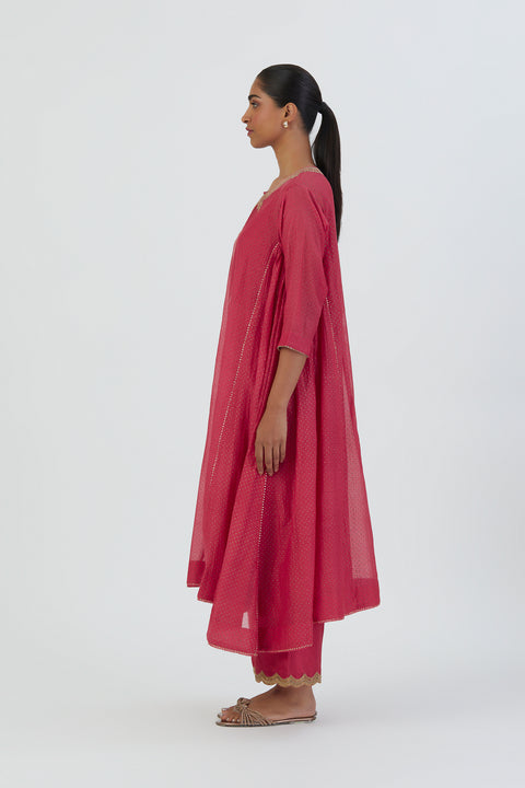 Jaya Kurta and Pant -Coral