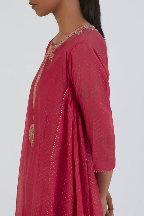 Jaya Kurta and Pant -Coral