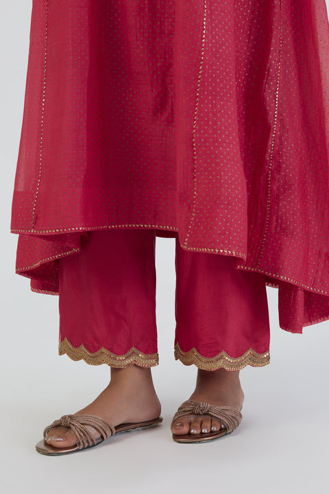 Jaya Kurta and Pant -Coral