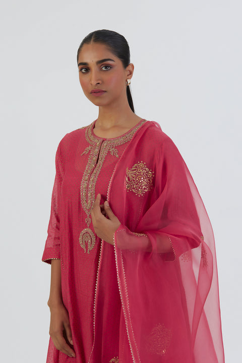 Deepa Dupatta-Coral