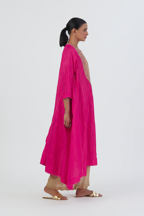 Smita Kurta and Pant-Fuschia