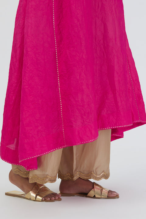 Smita Kurta and Pant-Fuschia