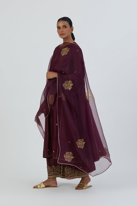 Deepa Dupatta-Wine