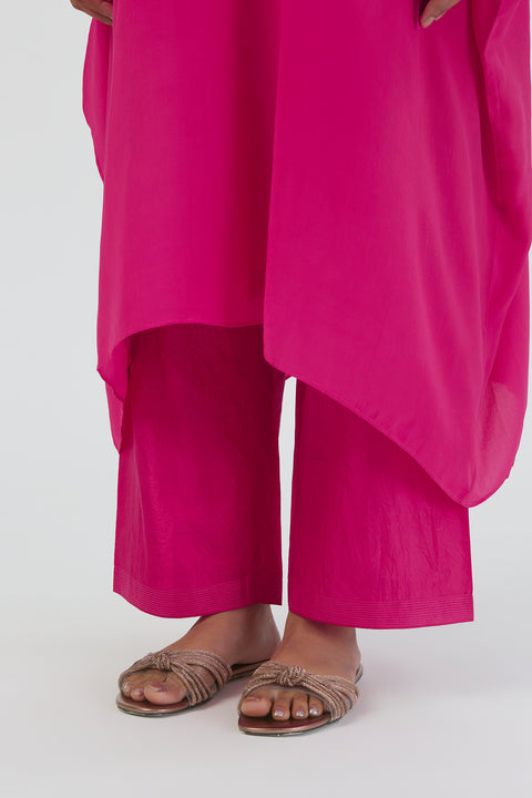 Geet Kurta and Pant-Fuschia