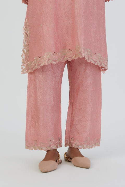 Naaz Kurta and Pant-Salmon Pink