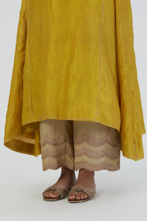 Drishti Kurta and Pant-Lime Green