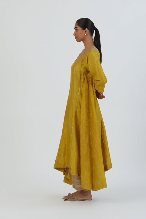 Drishti Kurta and Pant-Lime Green