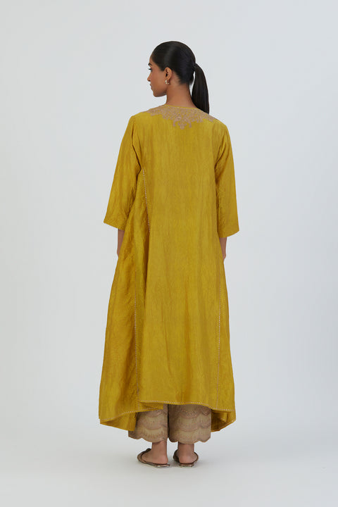 Drishti Kurta and Pant-Lime Green