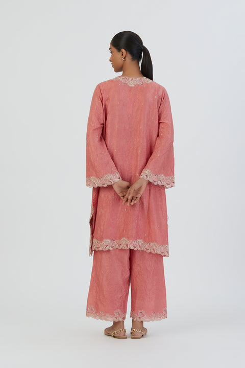 Naaz Kurta and Pant-Coral