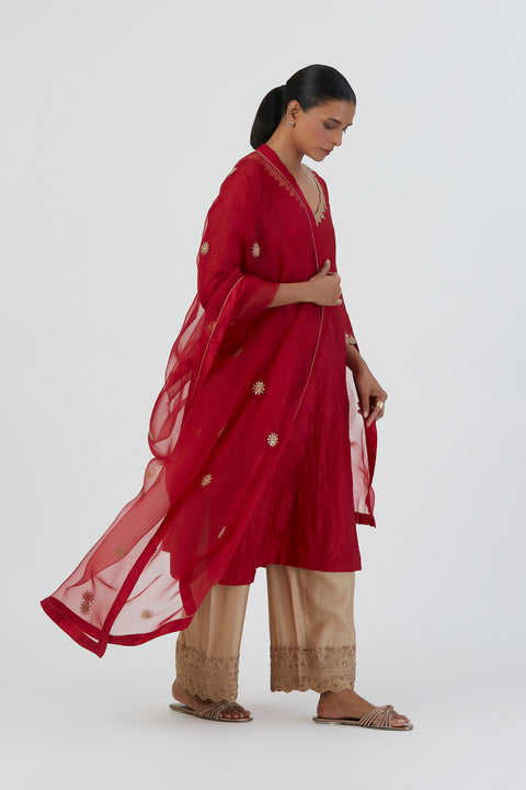 Sitara Dupatta-Red