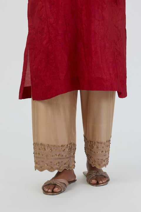 Rati Kurta and Pant-Red