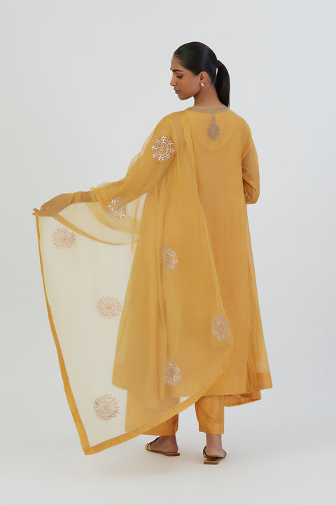 Anushka Dupatta-Yellow