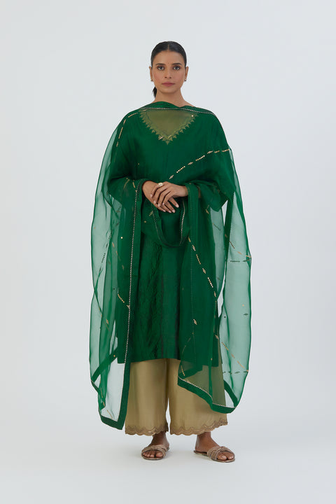 Mayar Dupatta-Green