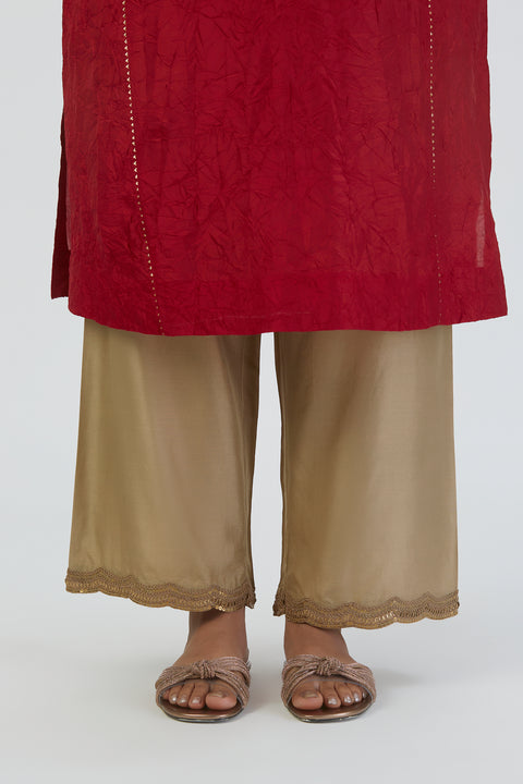 Smita Kurta and Pant-Red