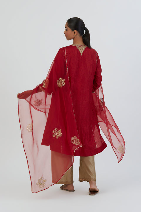 Deepa Dupatta-Red