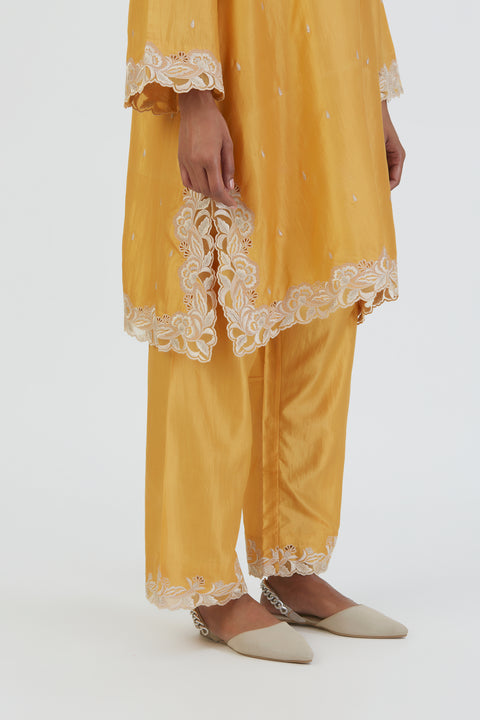 Naaz Kurta and Pant-Yellow
