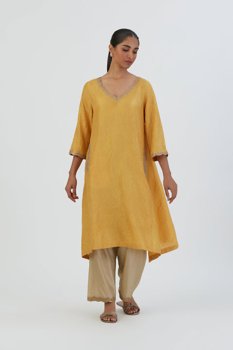 Rati Kurta and Pant-Yellow