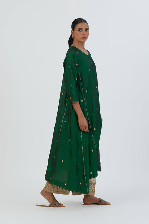 Meer Kurta and Pant-Green