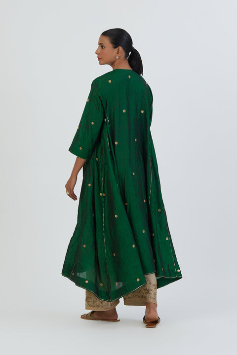 Meer Kurta and Pant-Green