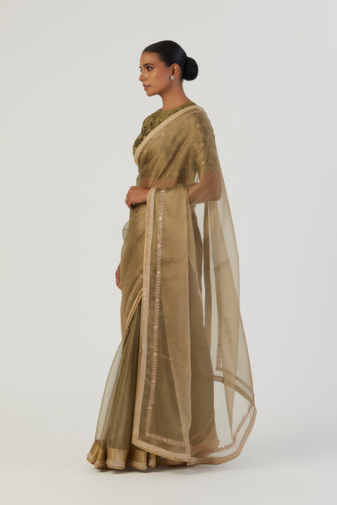 Preet Saree-Beige