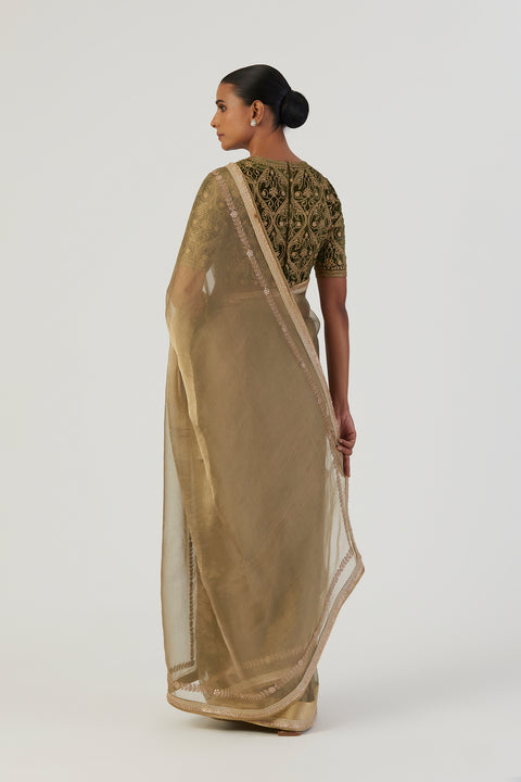 Preet Saree-Beige