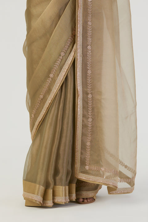 Preet Saree-Beige