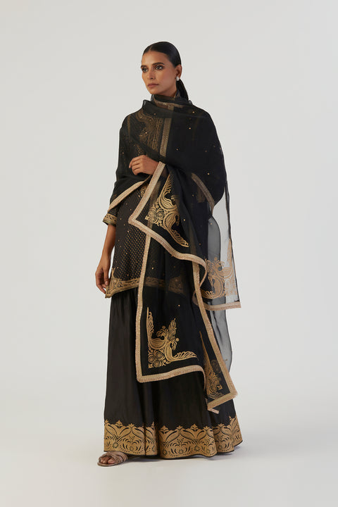 Rasa Dupatta-Black