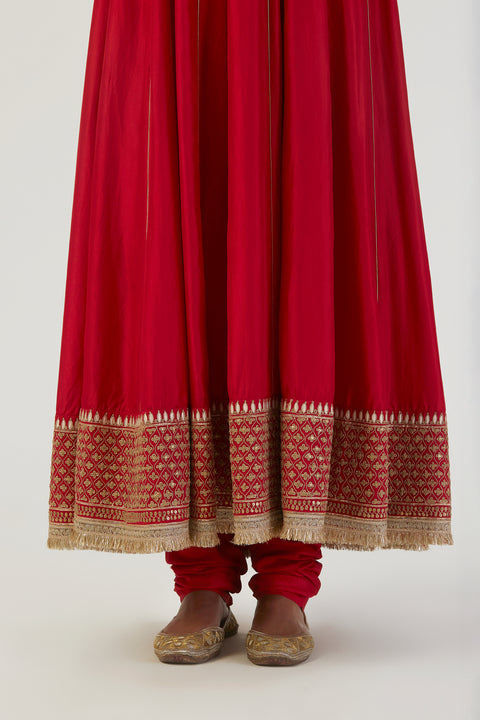 Kriti Anarkali-Red