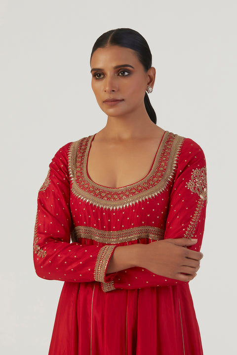 Kriti Anarkali-Red