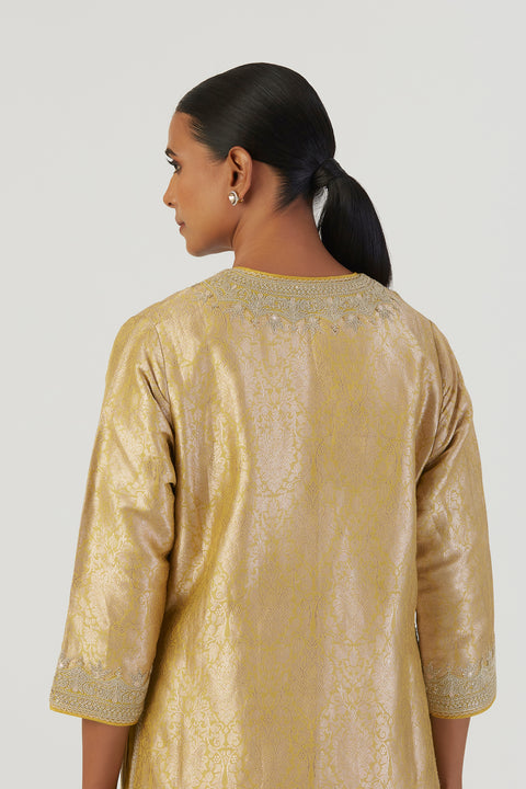 Spriha Kurta and Pant-Lime Green