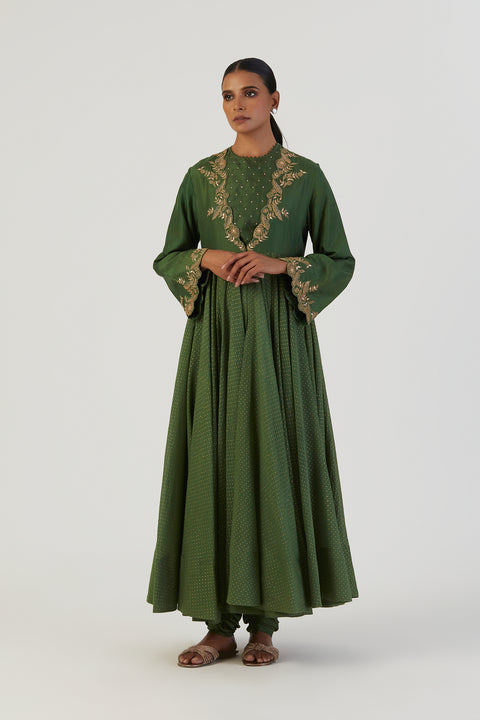 Era Anarkali-Green