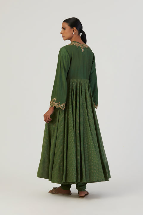 Era Anarkali-Green