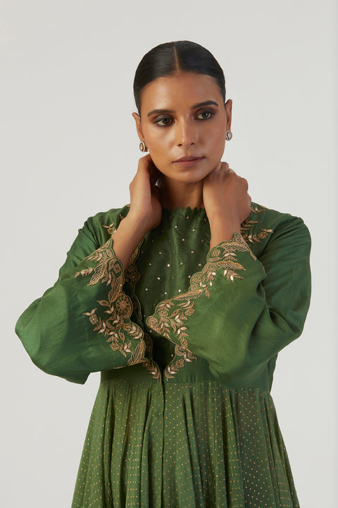 Era Anarkali-Green