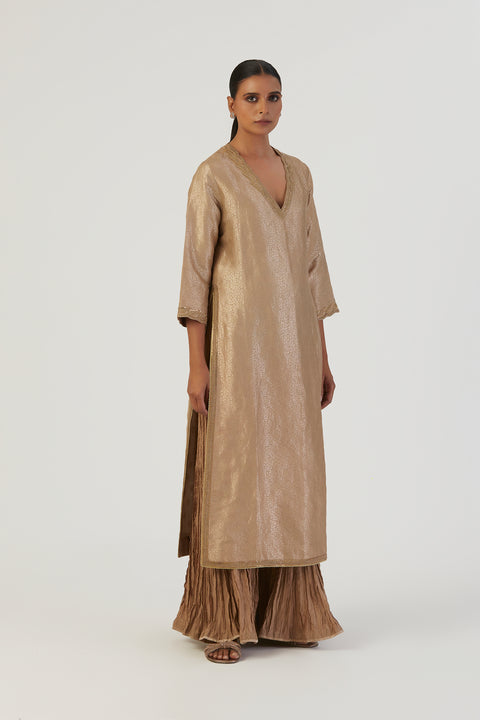 Spriha Kurta and Pant-Beige