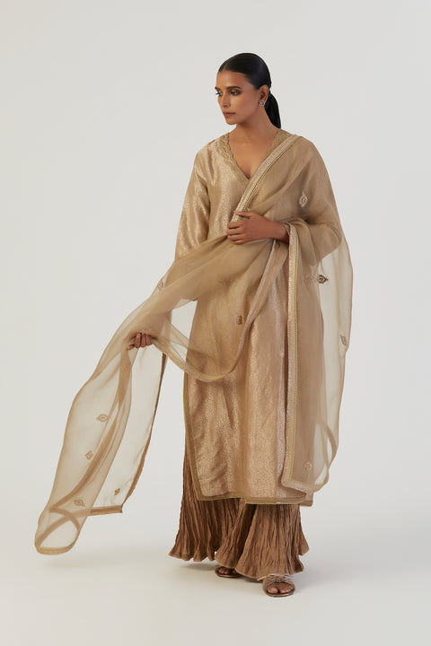Spriha Kurta and Pant-Beige