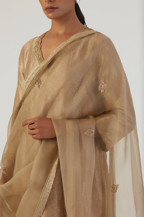 Toor Dupatta-Beige
