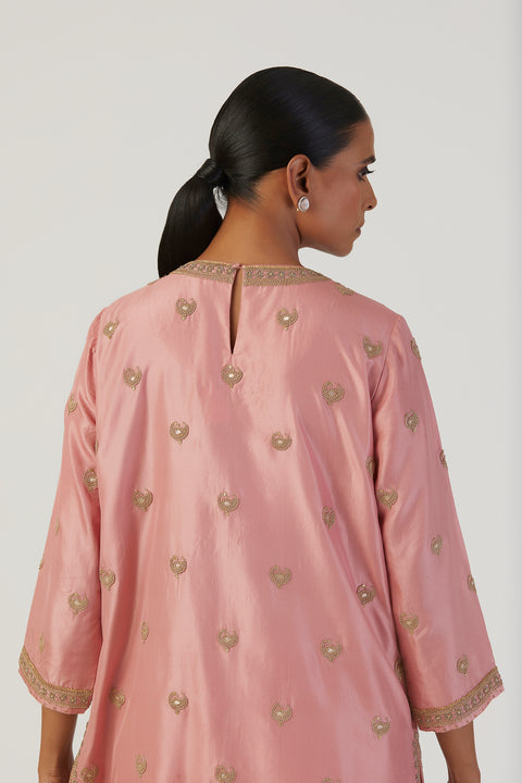 Salma Kurta and Sharara-Pink